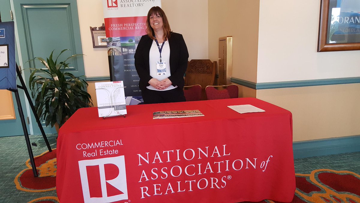narcommercial's tweet photo. Check it out: @nardotrealtor's Commercial Development & Outreach Manager working @commsource's booth at #cbcgc2016! https://t.co/cycg1omP0A