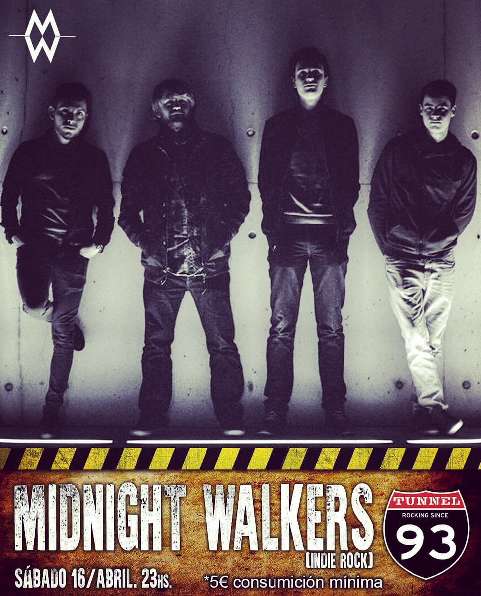 TUNNELRockClub's tweet photo. Sáb. 16/Abril. 23 hs.
MIDNIGHT WALKERS (indie rock)
*5€ cons. mín.(*6€ desde la 01h).
#mallorca #palma #gomila #rock https://t.co/8cti6rq6aJ