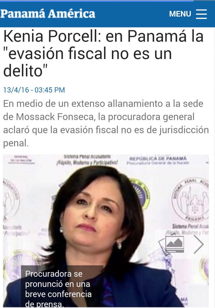 DinoskaDinoska's tweet photo. Que le pasó a "La Dama de hierro"?Ya no sabe aplicar Detención Preventiva por "Peligrosidad" a los de MossackFonseca https://t.co/01auUbUbjp