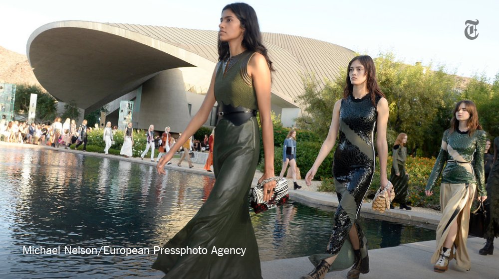 NYTFashion's tweet photo. Louis Vuitton is taking over a Rio art museum. Where could Cruise go next? https://t.co/9R6QNatrna https://t.co/lPTdhOYsaA