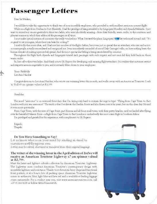 flySAExpress's tweet image. #WeFlyForYOU #flySAEXPRESS #WinWithSAExpress