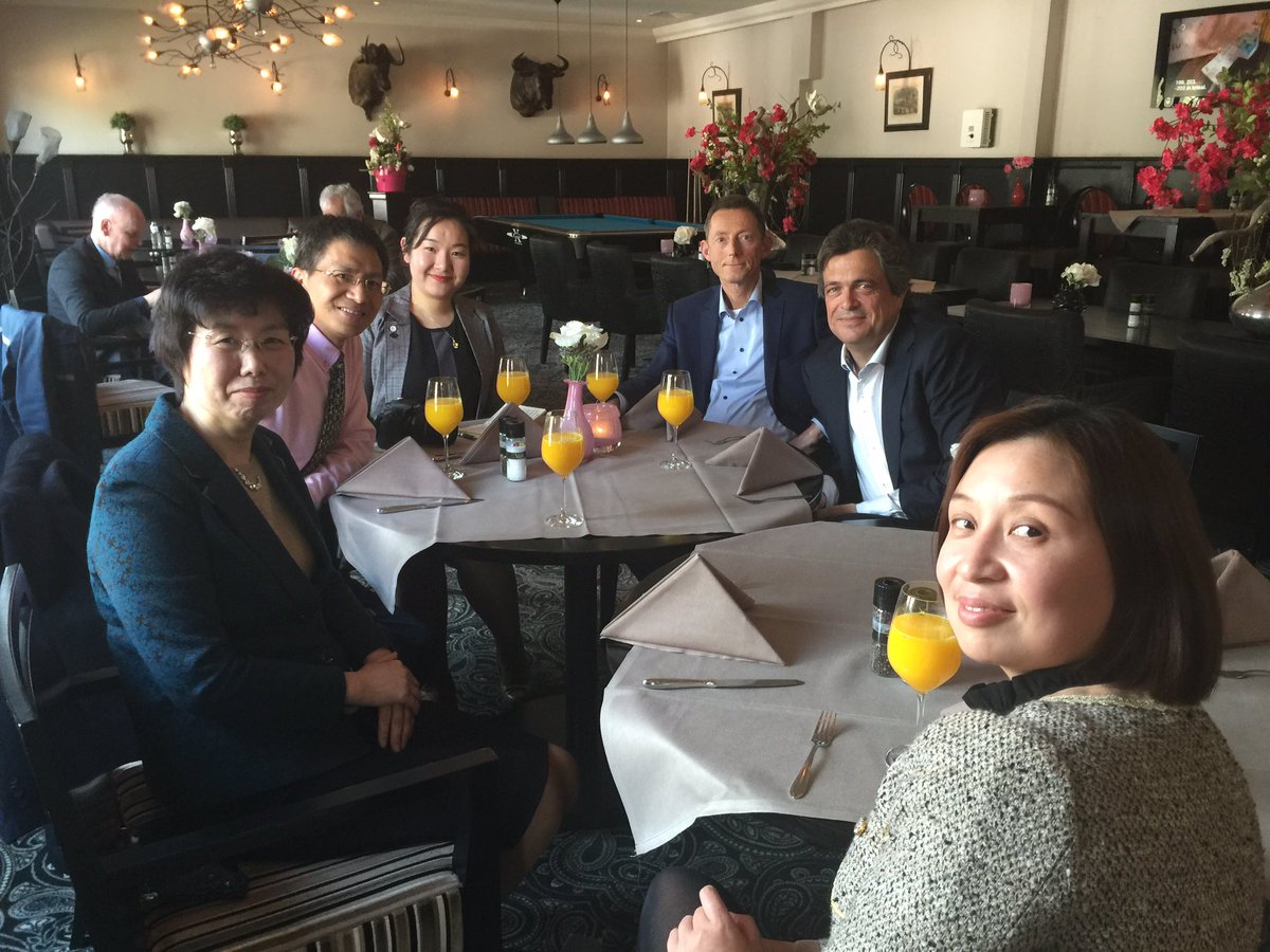 Chinese delegatie Universiteit Shanghai bezoekt ons. Morgen wordt formele samenwerking bekrachtigd #ScaldaShanghai