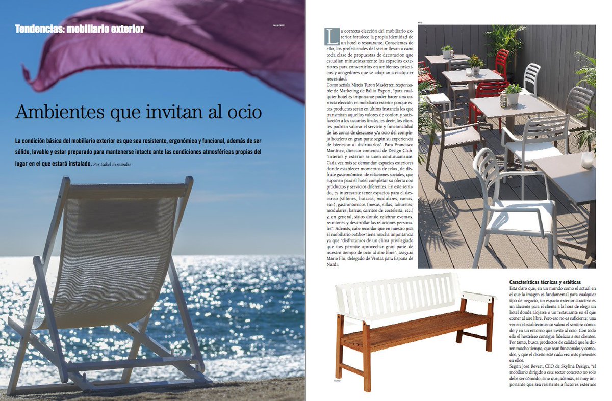 EHContract's tweet image. @MobiliarioIdeal @gandiablascobcn @Expormim @EneaDesign @DesignClub_ especial mobiliario exterior