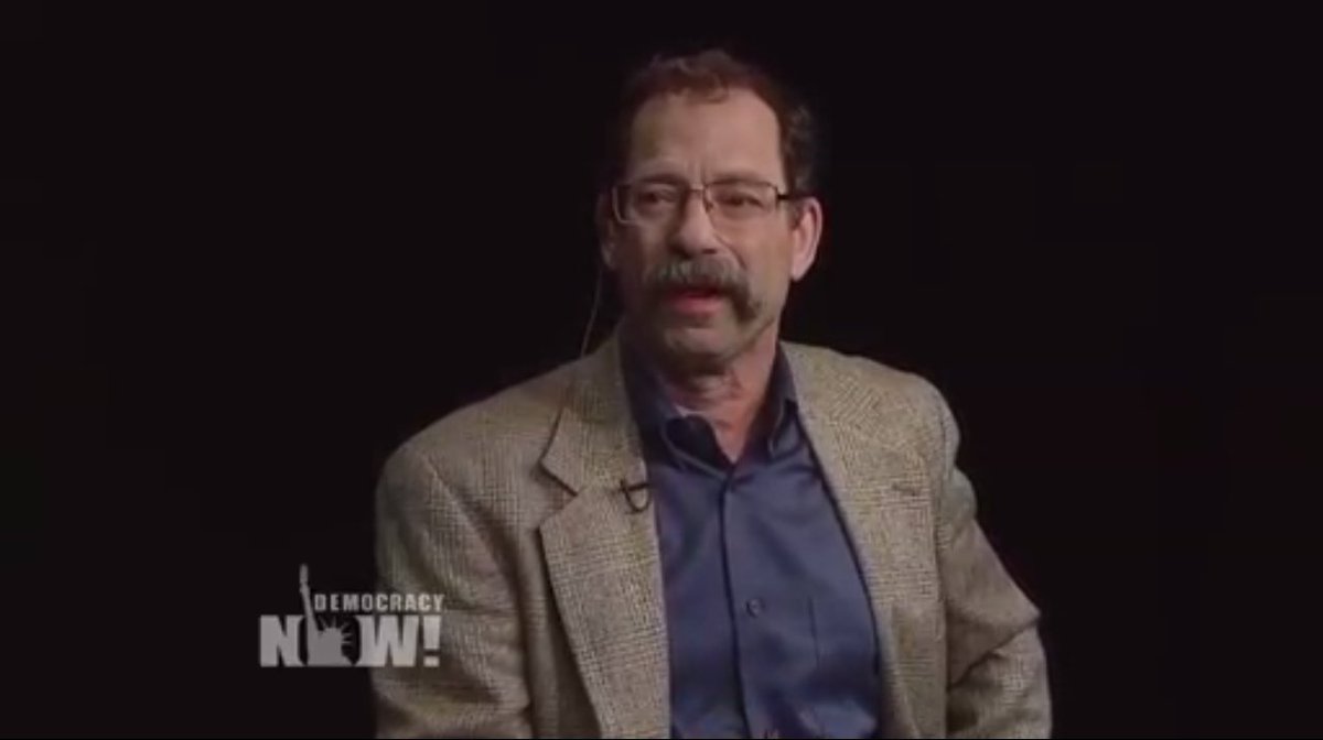 democracynow's tweet photo. Joel Beinin on U.S. policy toward Israel: "@BernieSanders is inching his way to a more reasonable position." https://t.co/agt8hiJKix