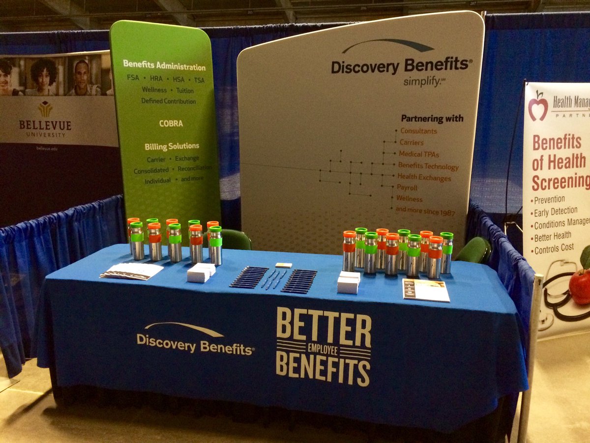 dbijess's tweet image. Good morning! Jess here at the #SDSHRM2016 conference. Stop by the @DiscoveryBen booth and say hi! #sdshrm #benefits