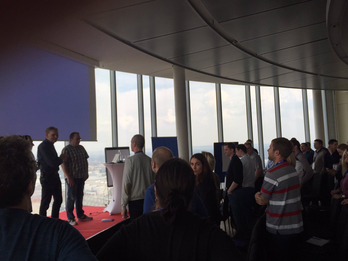 Finally our team @whatevermobile on stage! #agilehrconference