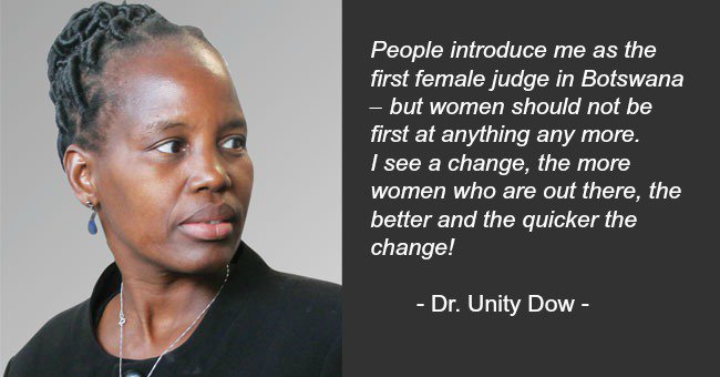 MakeWomenCount's tweet photo. Unity Dow, a gem! In 1992 became Africa's 1st woman to sue her govt for gender bias on citizenship rights &amp; she won! https://t.co/PHH1NoRPgS
