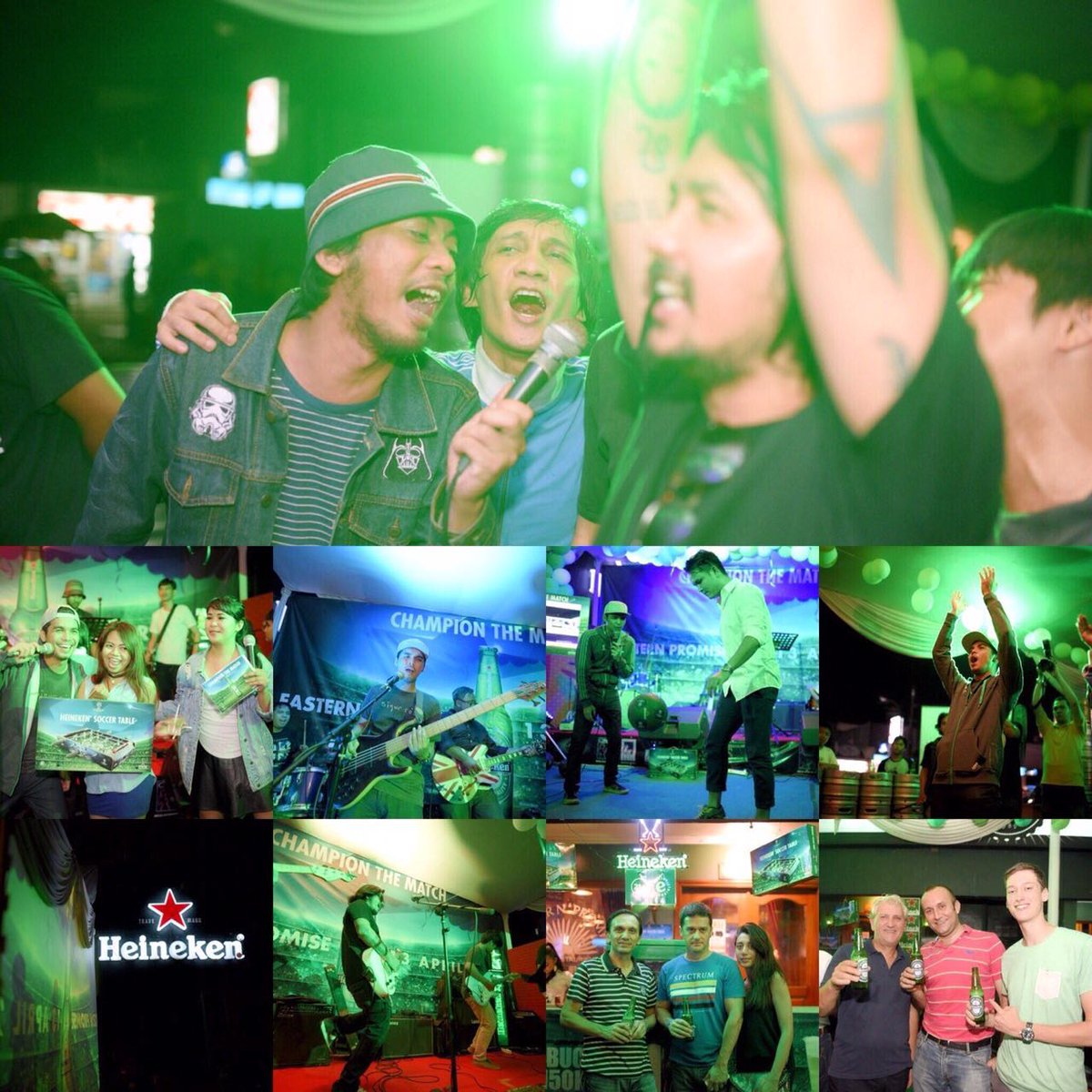 McGdanielJKT's tweet photo. Great night we all had  at #sanbiro #ChampionTheMatch  thanks to everyone who came @HeinekenID @EasternPromise https://t.co/ExPjkDz0lW