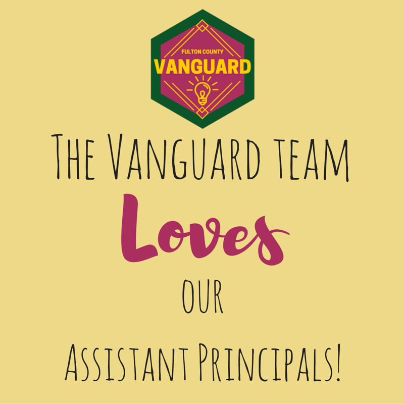 FCSVanguard's tweet photo. She may be a new AP, but @SheralynShepard is still a star 4 #fcsvanguard! Thank you 4 what you do!! #LibertyPointES https://t.co/rjqmfiYV2s