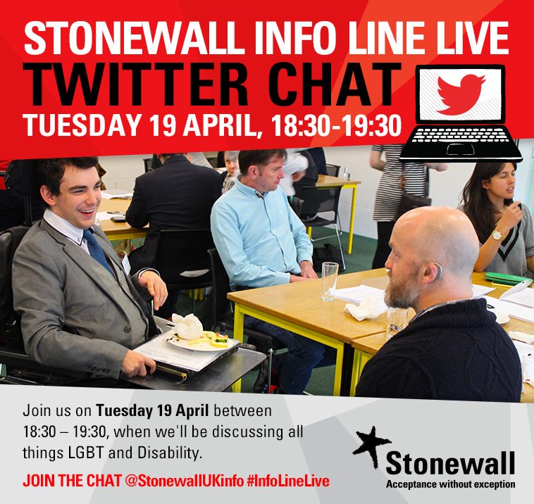 stonewallukinfo's tweet photo. Did you enjoy #OutForChange? Then join us on Tuesday to carry on the conversation for #InfoLineLive! https://t.co/eCF7de0U78
