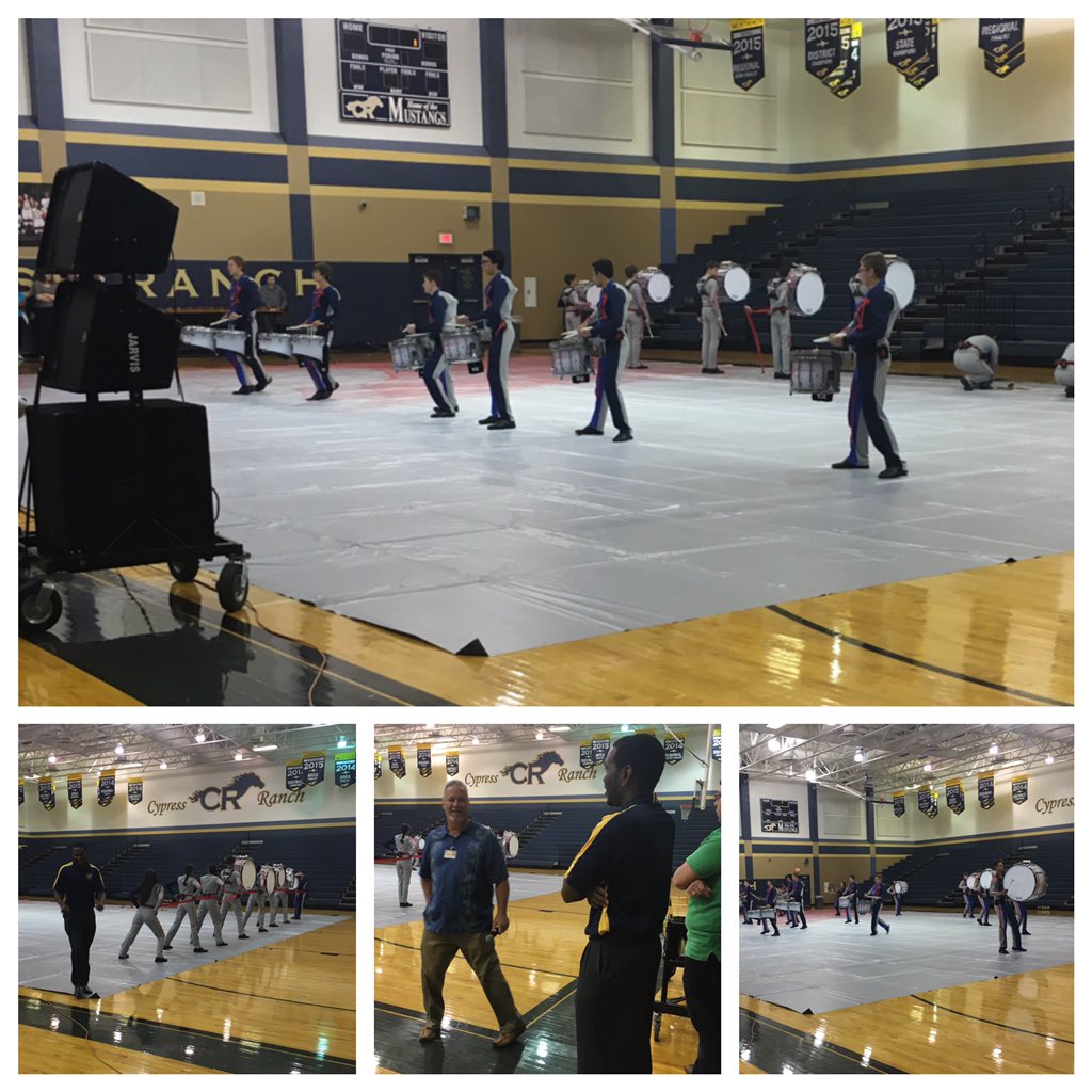 CRCG 💙💛💙 our awesome Drumline!!! Great job at The Fine Arts Festival!!!