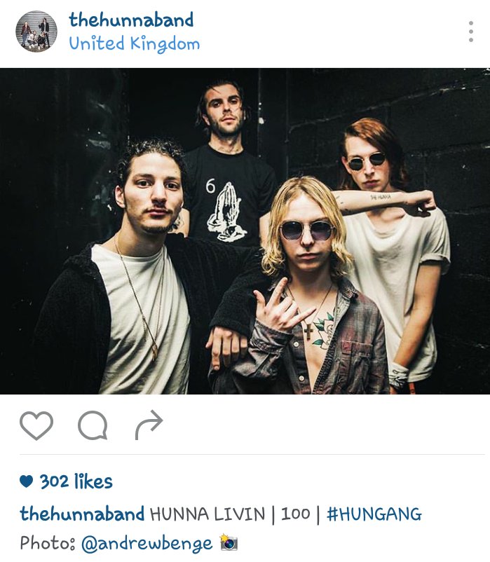 TheHunnaBandUSA's tweet photo. Latest instagram post. @THEHUNNABAND #HunnaLife π― https://t.co/MMq1B5gQD5