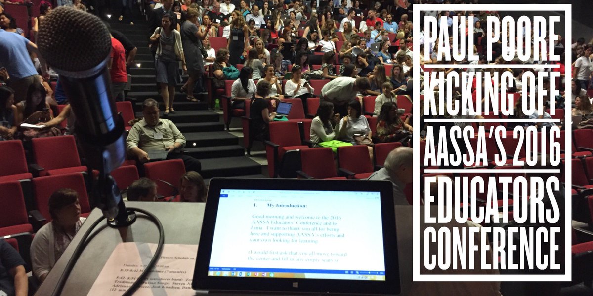 amisa_us's tweet photo. @paulpoore2 kicking off #L4LAASSA Educators Conference in Lima, Perú https://t.co/z3S9X0C46d