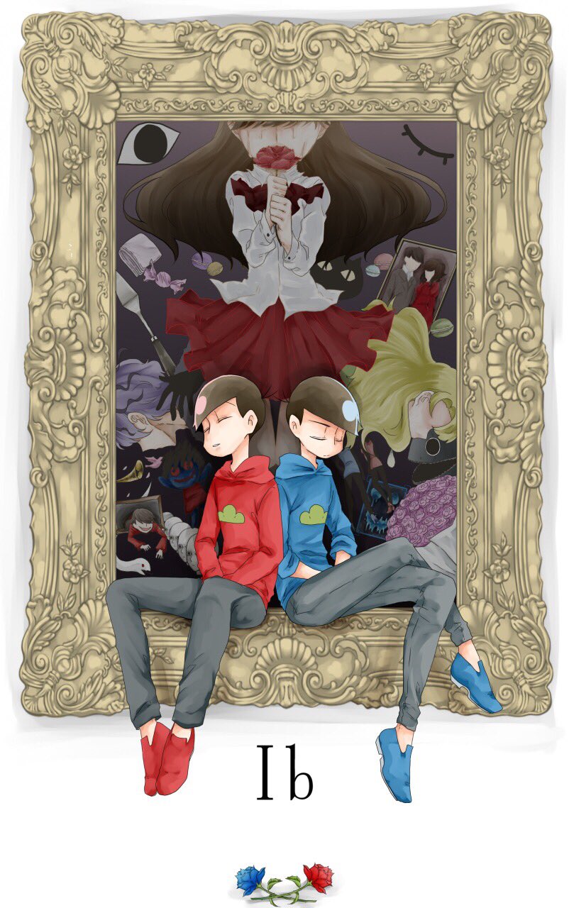 梅松猫 בטוויטר 長兄のib偽実況聞きながら描いたやつ 額縁は素材お借りした 楽しかったぜいぇい T Co Qo77ks02ew