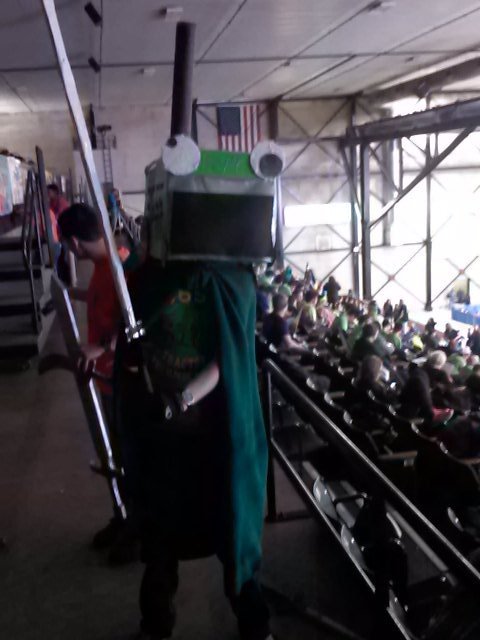 Come see our mascot <a href="/TitustheTractor/">Titus the Tractor</a> to get a button and picture.