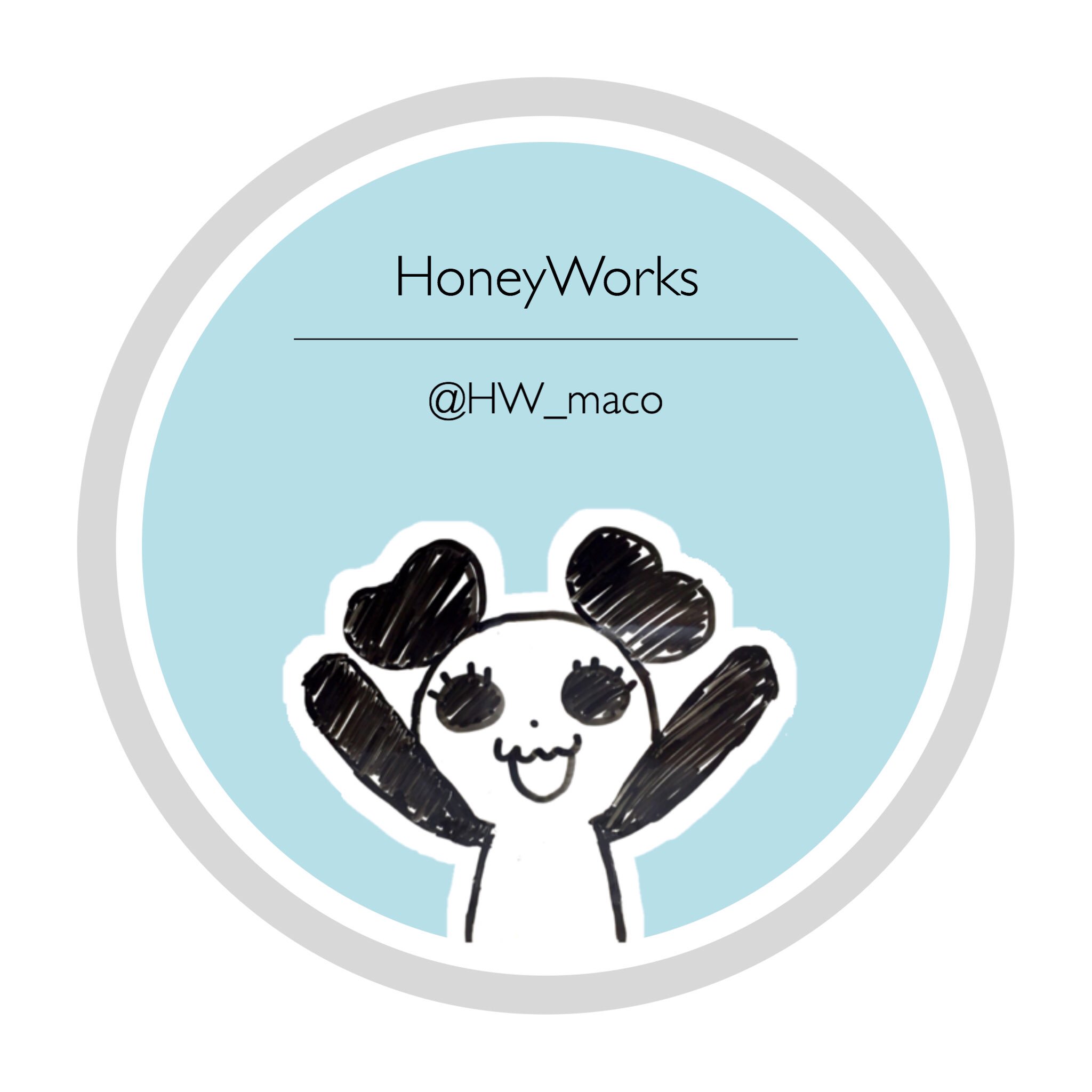 Maco Honeyworks この自作アイコンのことで 画像にhoneyworksって入れるのも パンダのイラストも Honeyworksを象徴するから良くないと指摘されてしまったのですがそこまでダメなのかな T Co Mvrcqpvg8q Twitter