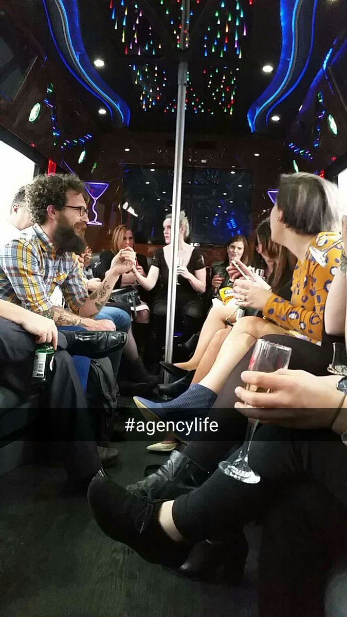pavone's tweet photo. #TBT to the #ADDYS2016 and that sick #party bus. What a night, 19 #awards later. #ADDYS @PhillyAdClub #adagency https://t.co/MBtNNtnbaw