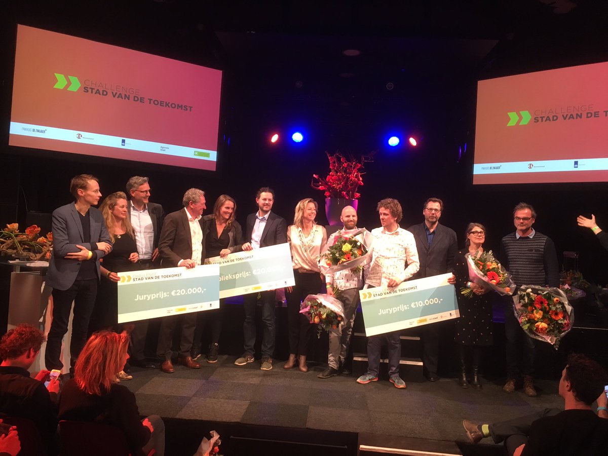 AgendaStad's tweet photo. Alle winnaars op een rijtje van @ChallengeStad #IE2016 https://t.co/q47XI90HNg