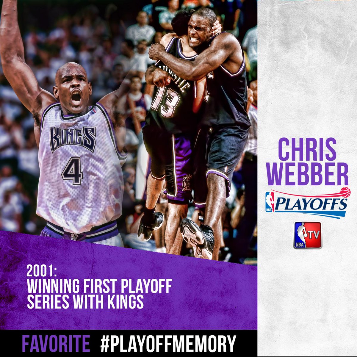 NBATV's tweet photo. .@RealChrisWebber shares his favorite playoff memory... https://t.co/ra1hXeP9eN