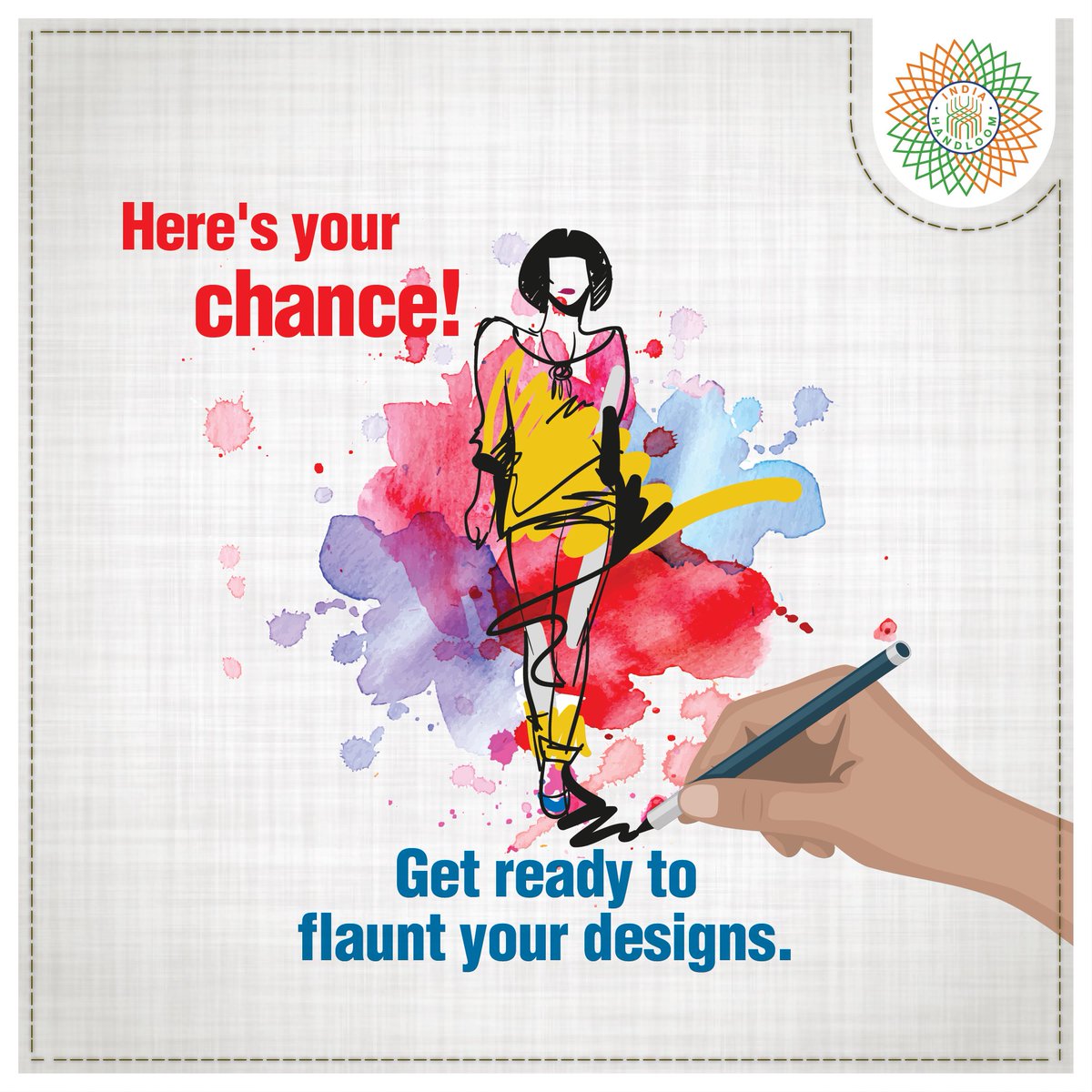 #IndiaHandloomDesignContest Categories:  Indian/ Western/ Indo-Western. Register here: bit.ly/1qr2TuQ