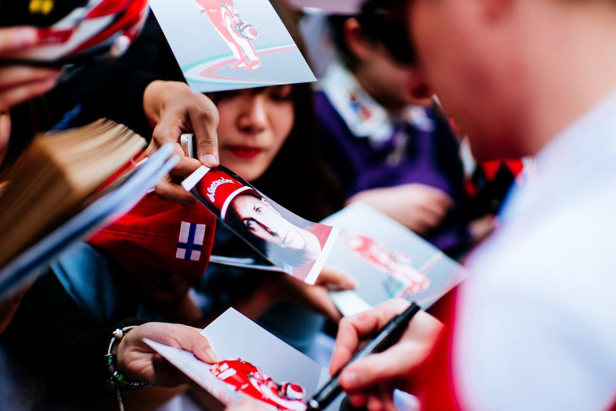 f1writers's tweet photo. Hard worker Kimi Raikkonen at #ChineseP #F1 https://t.co/GJPNB8Mhg6