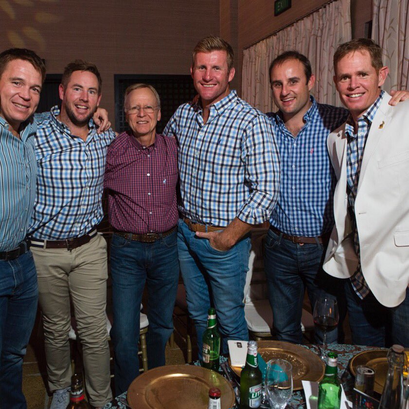 golfshootout's tweet photo. #tbt #TSS2015 Men's Gala Dinner with some awesome players @JohnSmit123 @butch_james @AJVenter7 @stu_berry @7polly7 https://t.co/CvyQ39utYD