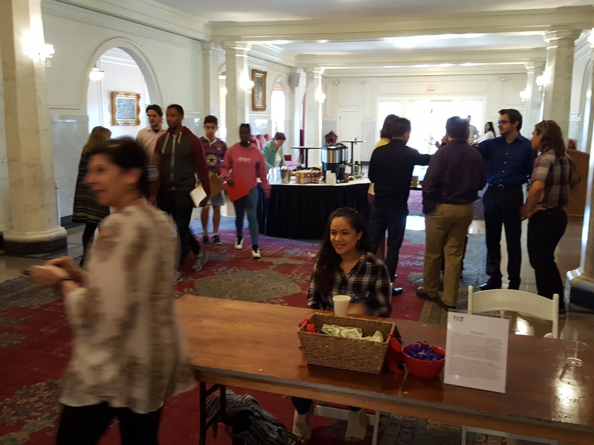 RegisMA_ResLife's tweet photo. @RegisCollege_MA Faculty & Staff enjoying a nice breakfast and supporting victims of human trafficking. #SAVEWeek https://t.co/27KD09GSAY