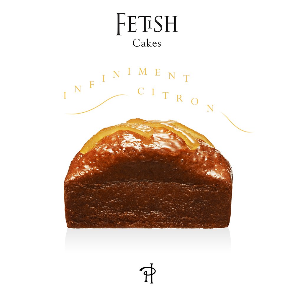 The #Cake #InfinimentCitron: a lemon zest pound cake available until 8th May.
#PierreHerme #FetishCakes