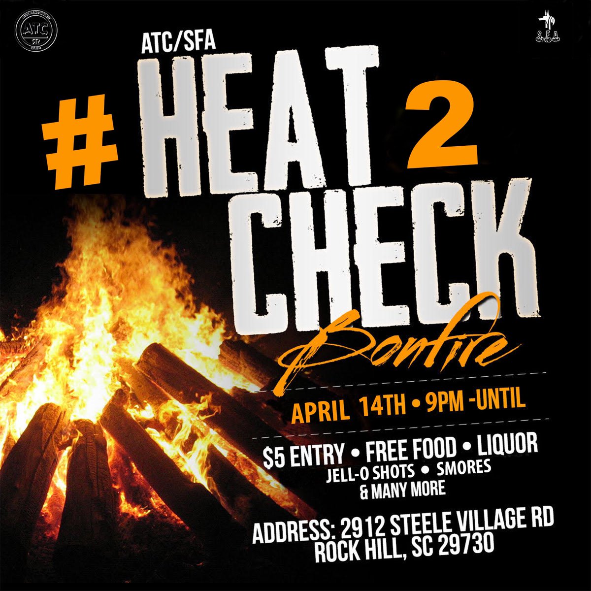 therealred5's tweet photo. #Heatcheck2 tonight, food heavy, liq heavy, bring your contraband, we got shrimp, fish, chicken, smores.. Etc.. https://t.co/ptufvlm0jG