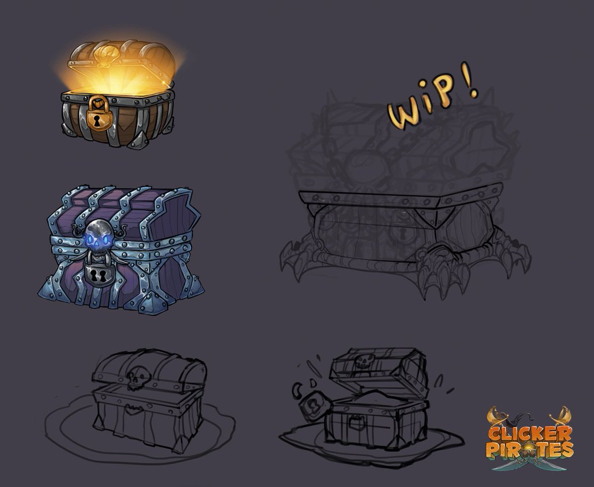 ClickerPirates's tweet image. Chests! Something new is coming... #wip #gamedev #indiedev