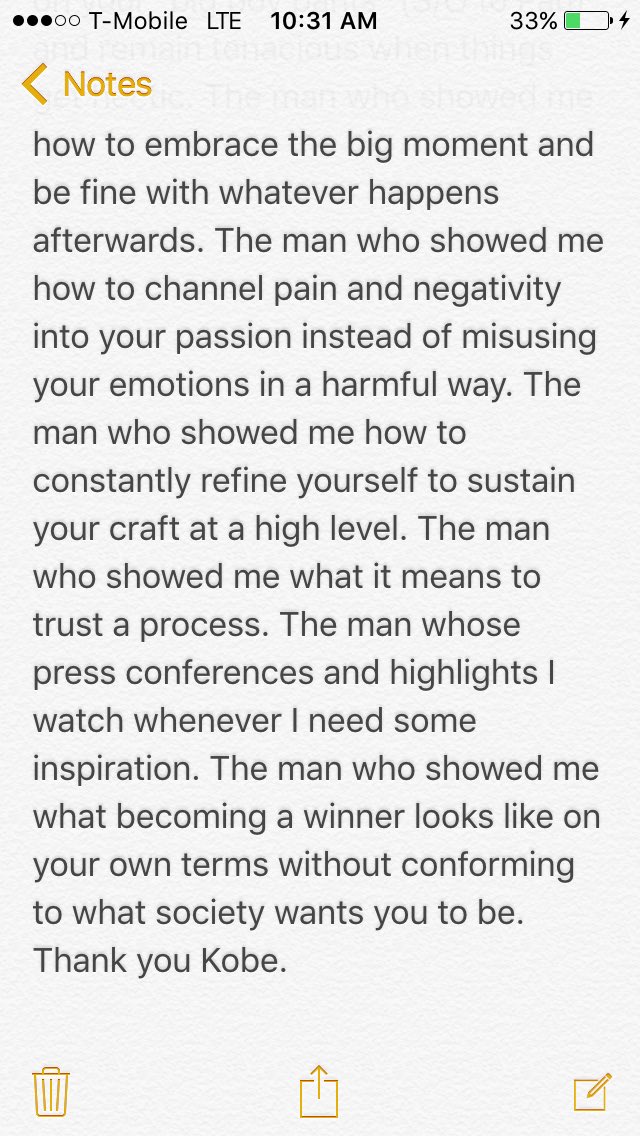 OkeraJ's tweet photo. So I asked everyone before how Kobe influenced their lives, well here's how he influenced mine: https://t.co/64ugSH9RpF