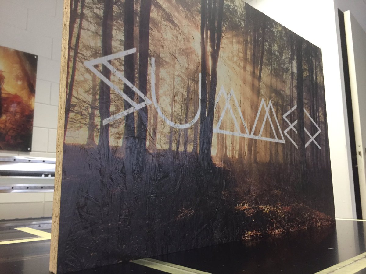 Het wordt al maar leuker printen op onze #mimaki #printing #osb
