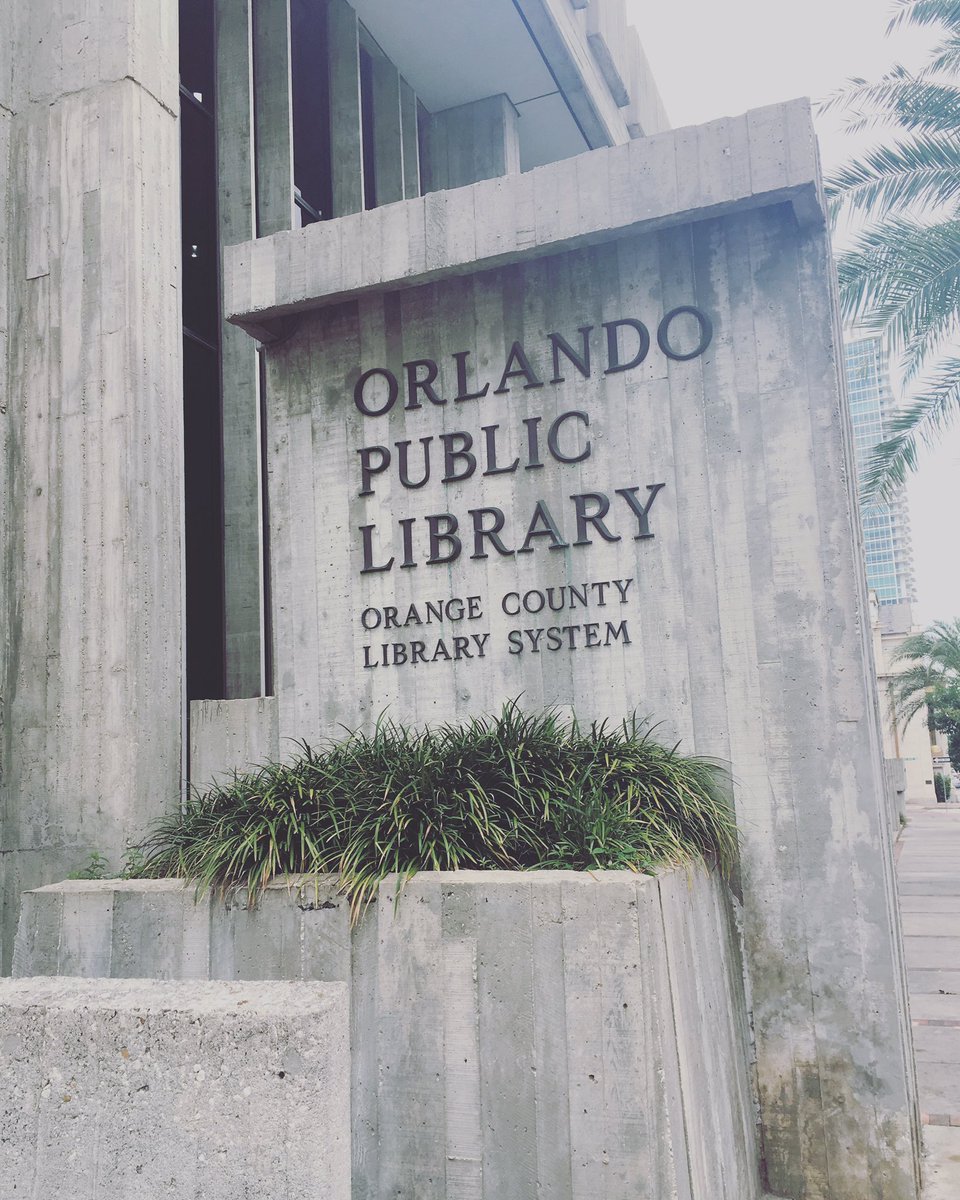 marisabliss's tweet photo. #orlandopubliclibrary #downtownorlando #orlando #iloveorlando #library #learning 📚📖🤓 https://t.co/fjkmIbwKS0