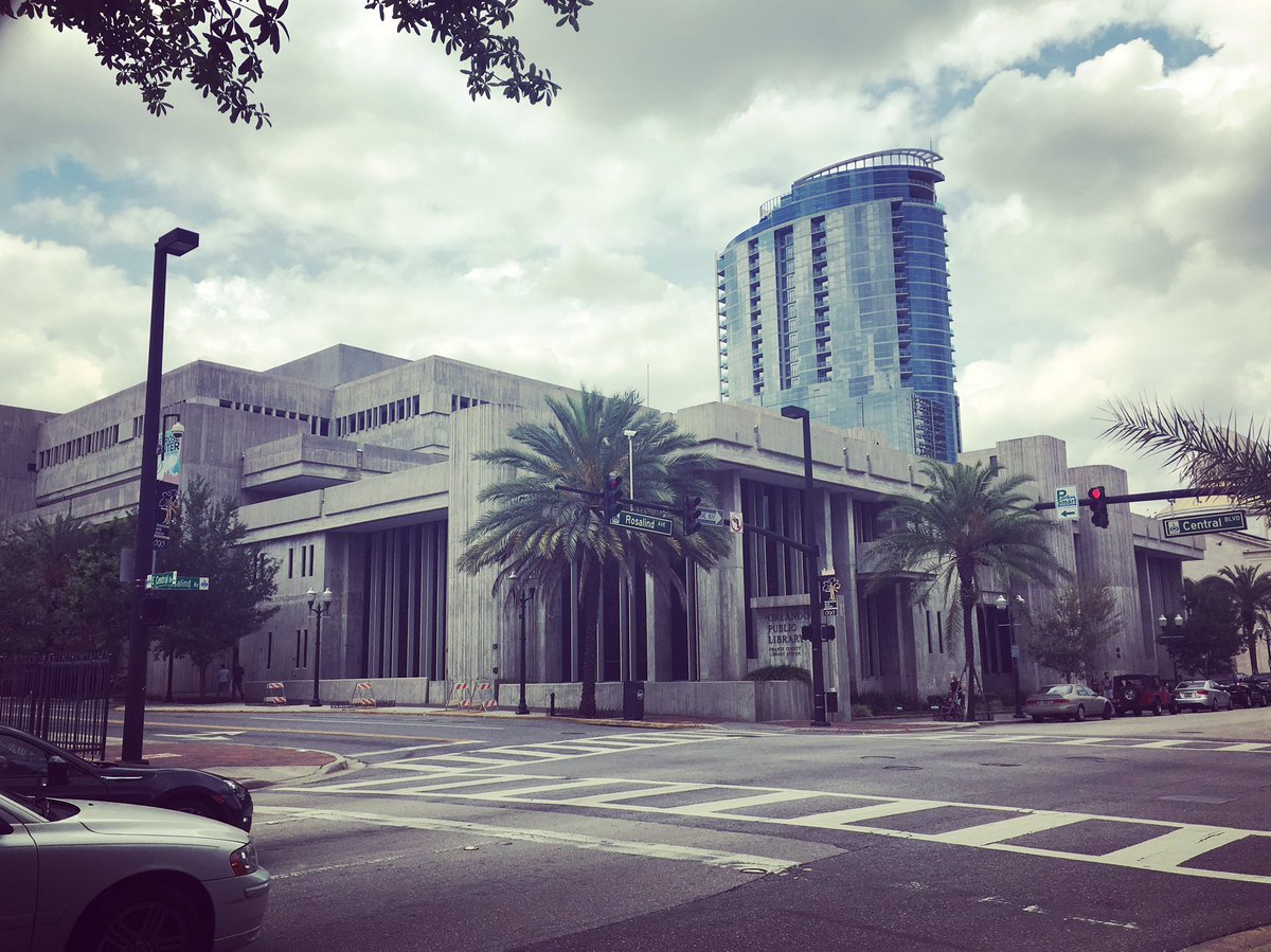 marisabliss's tweet photo. #orlandopubliclibrary #downtownorlando #orlando #iloveorlando #library #learning 📚📖🤓 https://t.co/fjkmIbwKS0