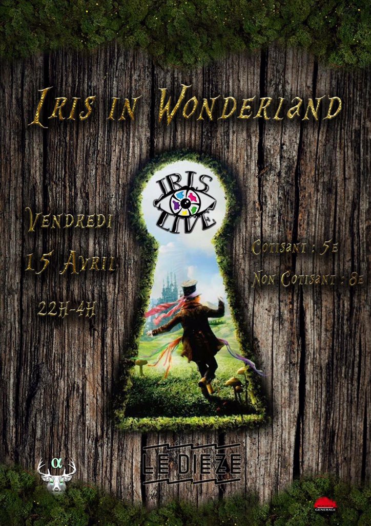 AssosMontpel_BS's tweet photo. Demain soir, une des dernières soirées de l'année! #Iris part en live, ne manquez pas ça ! 😉 https://t.co/3kh2HUenhm
