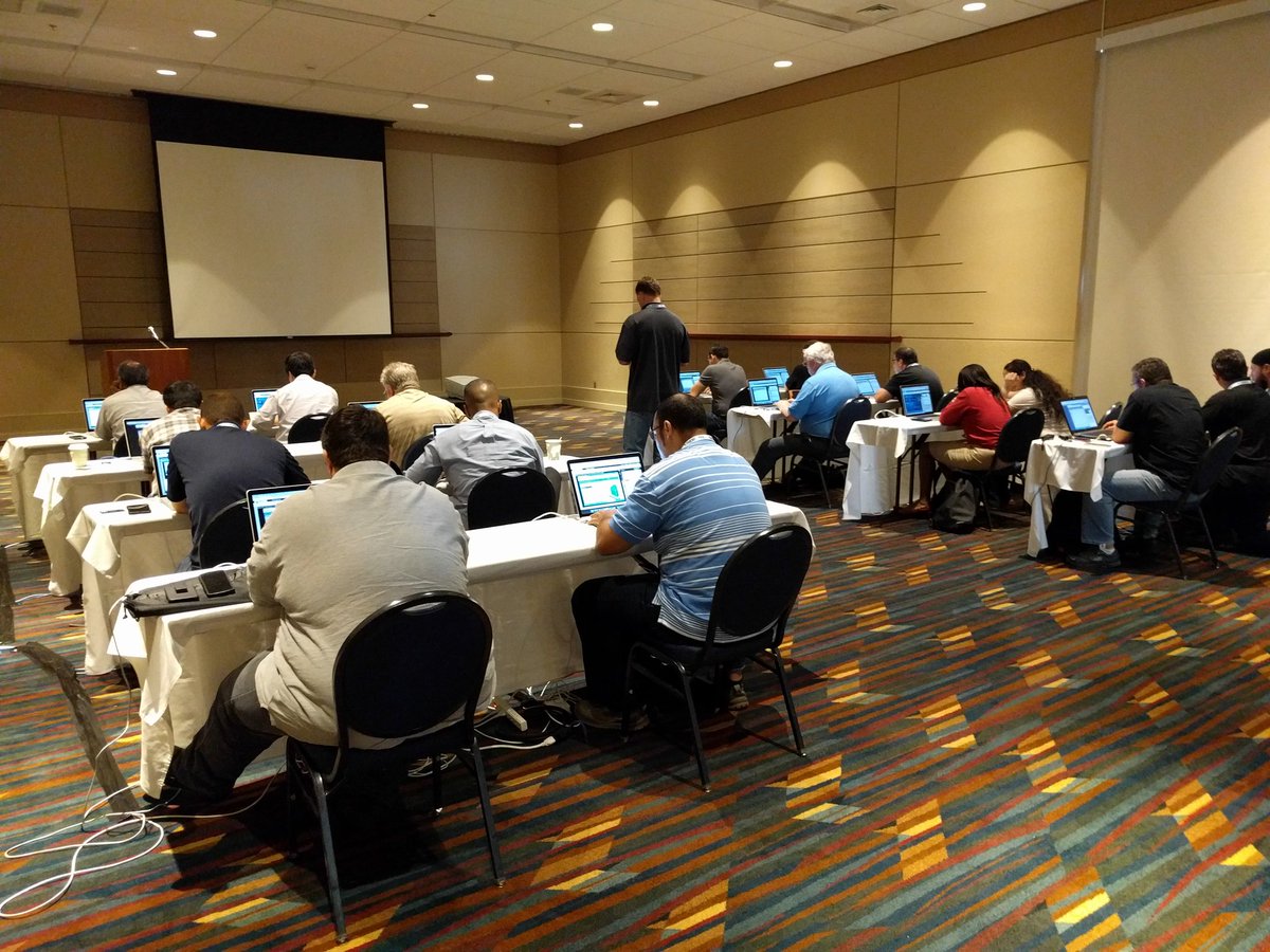 VMwareHOL's tweet image. Wrapping up the NSX #VMwareHOL at the #VMUG in West Palm Beach! @SouthFLVMUG