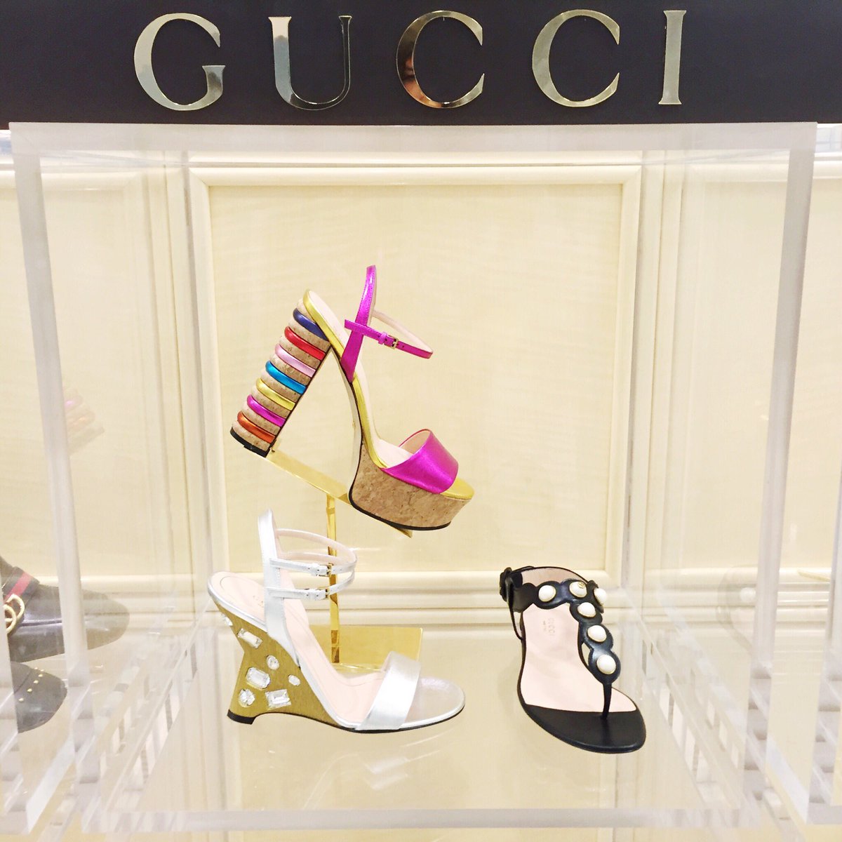 Head over heels for @gucci's spring collection, now available at @Bloomingdales.