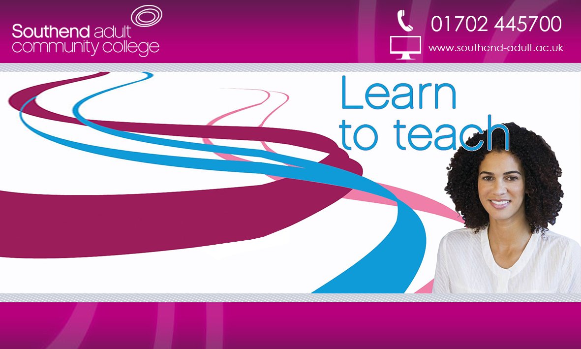 SouthendACC's tweet photo. Those who can, teach. Study #Teaching at #Southend Adult Community College. #AdultLearning #VocationalStudy #ESOL https://t.co/DguVRZsgyf