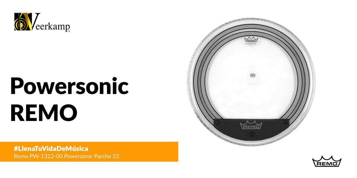 veerkamp's tweet photo. El #Powersonic de @remopercussion son perfectos para tu bombo. Te dan más y mejor potencia de sonido. https://t.co/ZRCrbRVjRt