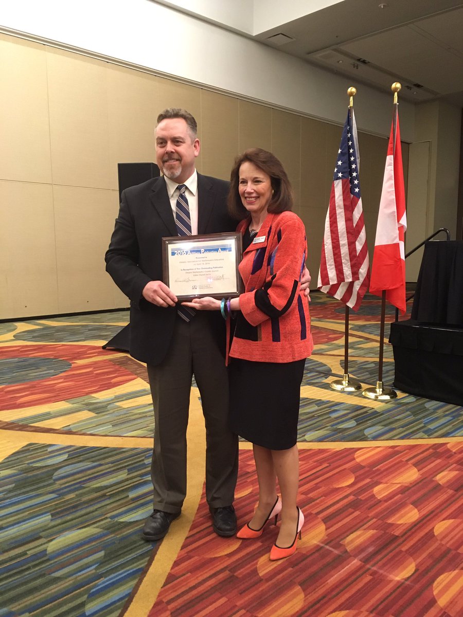 NCTM's tweet photo. Congratulations to everyone who received an Affiliate Publications Award! #NCTMannual #MathEd #Math https://t.co/wkzbDwCZq4