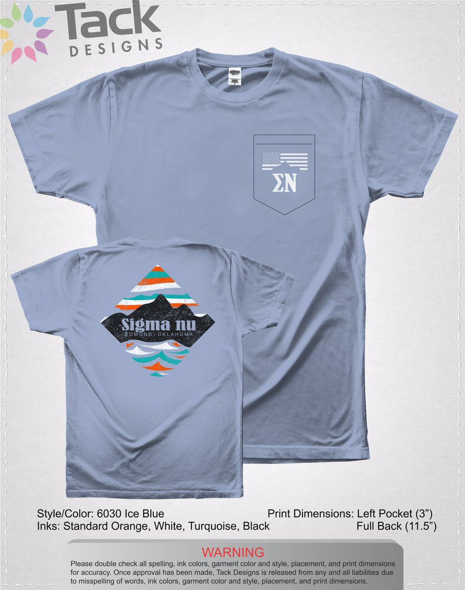 UCO_SigmaNu's tweet photo. Here's a sneak peak of our new shirts! The link will be posted tomorrow, when the orders open! https://t.co/TbMgTLb4Cs