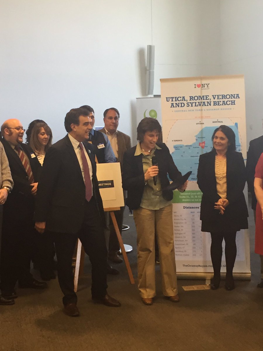 MayorPalmieri's tweet photo. Pleasure to issue joint proclamation w @CityofRomeNY Mayor Jackie Izzo declaring Meetings Industry Day in our Cities https://t.co/sPGXMOIXjY