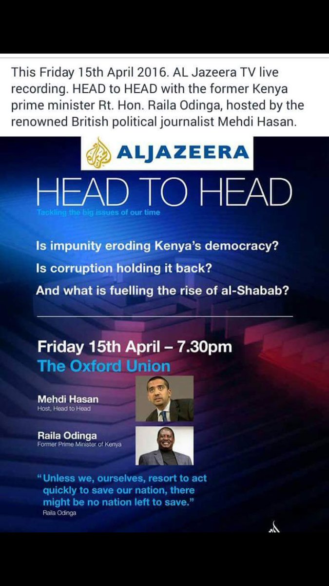 Baba <a href="/RailaOdinga/">The Raila Odinga Amolo Foundation</a> has gone global while the kids are with Kisiangani <a href="/WehliyeMohamed/">Mohamed Wehliye, MBS</a> <a href="/ahmednasirlaw/">Ahmednasir Abdullahi SC</a> <a href="/HonAdenDuale/">Hon. Aden Duale, EGH</a>.