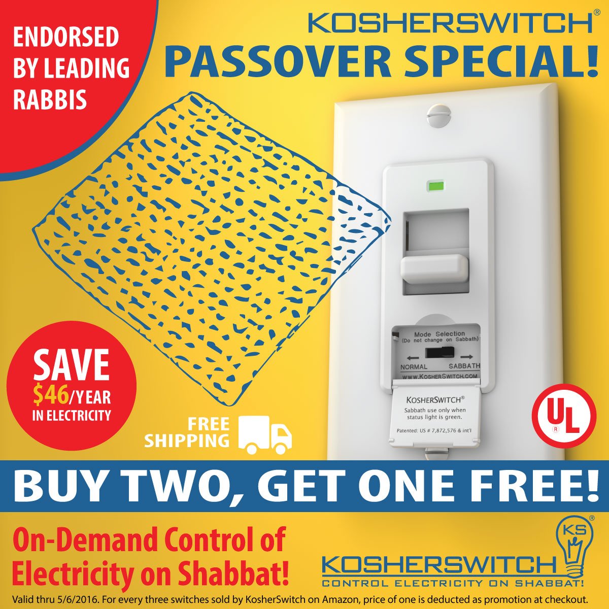 KosherSwitch's tweet image. Don't Pass over this special: Buy 2 get 1 FREE! + Free Ship + Pro install option: amazon.com/dp/B015P0KKPO?…