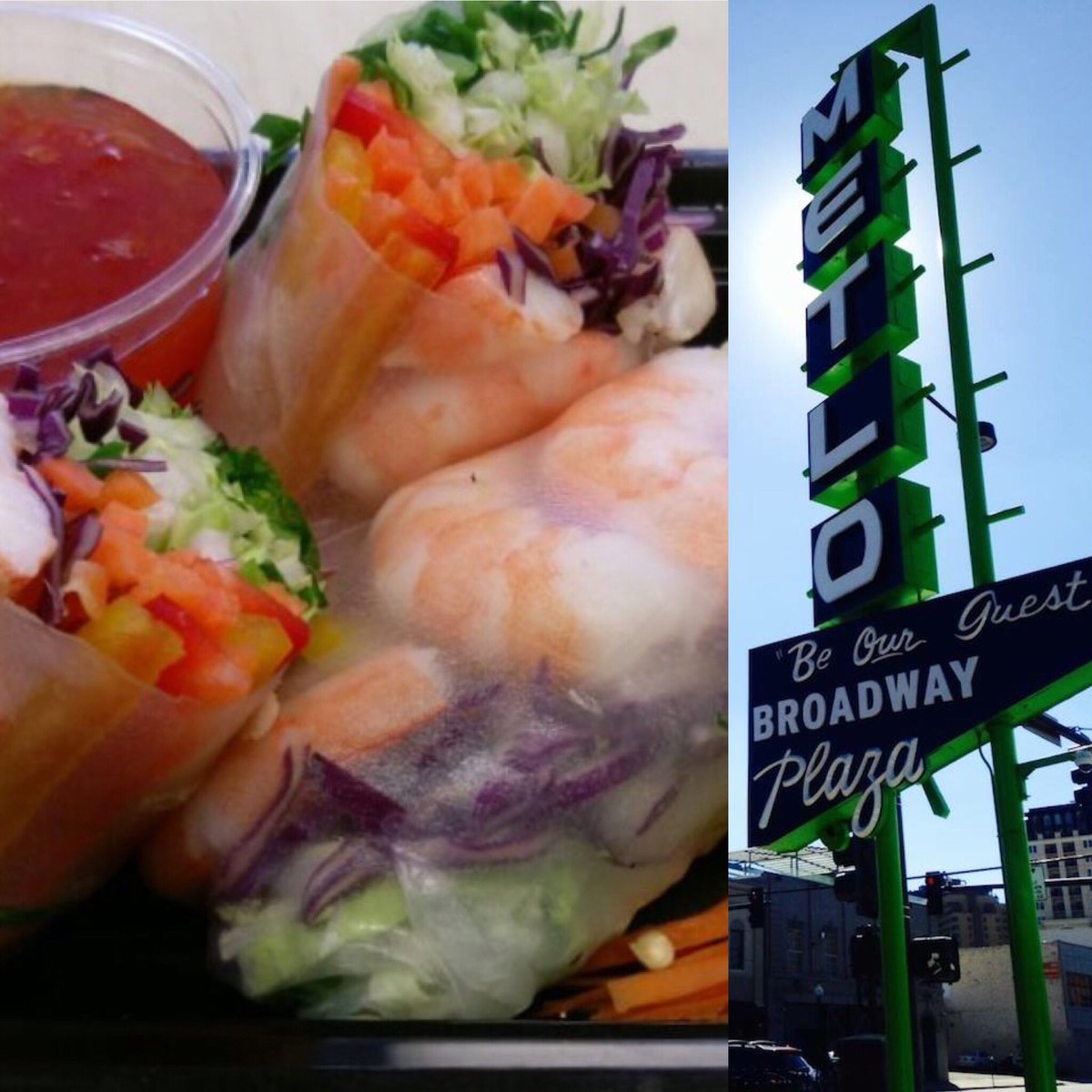 GoBistroDenver's tweet photo. Spring Day, Spring Roll! @Golden_Triangle @DowntownDenver @DenverArtHotel @DenverArtMuseum #lunch #glutenfree https://t.co/ywLbo4B4Ry