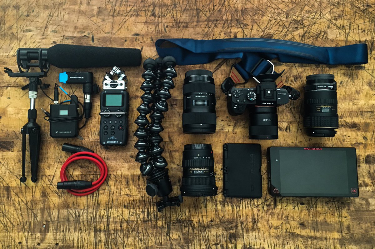 GeekyNerdDad's tweet photo. Getting my gear ready for #NAB2016 
#GearTable https://t.co/vmbghmvTwN