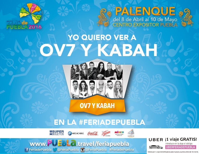 ¿Quiéres ver esta noche a <a href="/ov7oficial/">OV7</a> y <a href="/kabah_oficial/">Kabah</a>? ¡Pendientes! Tenemos boletos para ti.