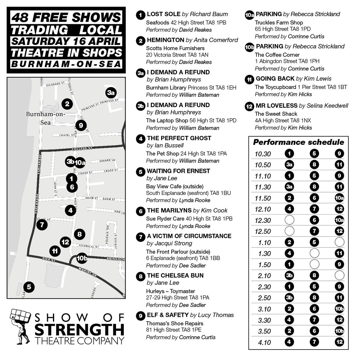 Showofstrength's tweet photo. Weather looking good for Saturday & #TRADINGLOCAL Burnham-on-Sea 48 free shows all over the town @VisitSomerset https://t.co/5UiQyHizCr