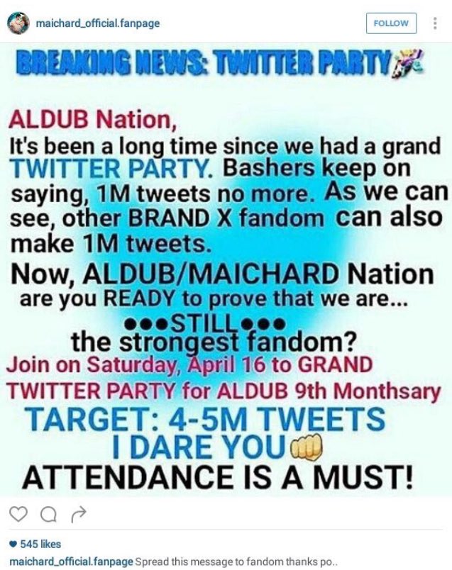 We will do our very best on Saturday  ALDUBNATION! every little tweet, Rt  helps ;) ~AA #ALDUBMonthsaryPlans
