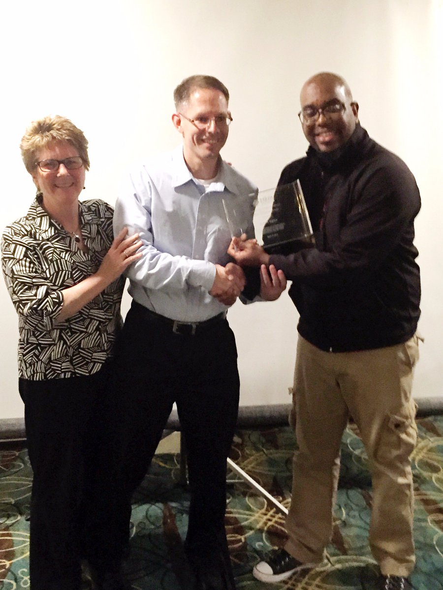 RecNParks's tweet photo. Congrats Bob Signor who won Therapeutic Recreation Practitioner Award at the MD Rec & Parks Convention. #RecMatters https://t.co/5uWQhyMO43